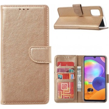 Samsung Galaxy A21S Hoesje / wallet Case – Goud