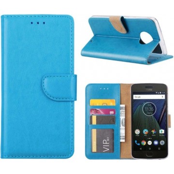 Motorola Moto G6 Plus - Bookcase Turquoise - portemonee hoesje