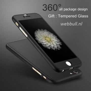 iPhone 6s 360 Graden Hoesje (zwart)