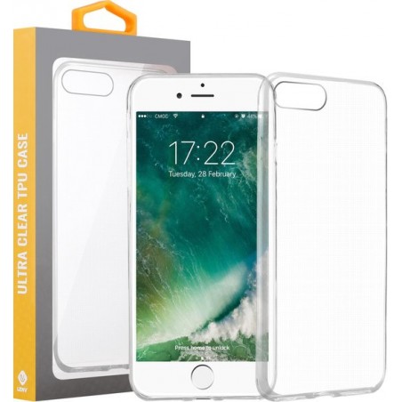 iPhone 7 / 8 Silliconen Hoesje Cover Case met Screenprotector