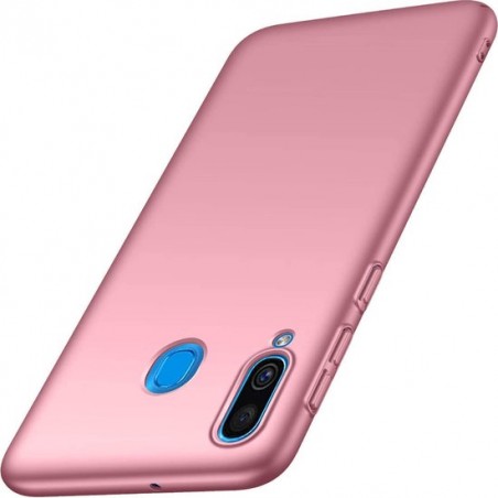 Samsung Galaxy A20E Hoesje - Siliconen Back Cover - Roze