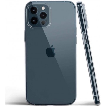 Apple iPhone 12 Pro Hoesje Back Cover Dun TPU Transparant
