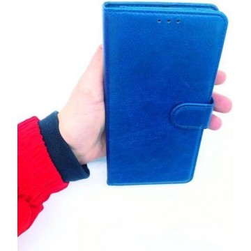 Huawei P30 Blauw Portemonnee Wallet Case -TPU  hoesje met pasjes Flip Cover - Boek  beschermend Telefoonhoesje