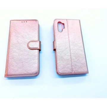 Samsung  Galaxy Note 10 Rose Portemonnee Wallet Case -TPU  hoesje met pasjes Flip Cover - Boek  beschermend Telefoonhoesje