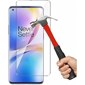 OnePlus 8 Pro Screenprotector Glas - Tempered Glass Screen Protector - 1x