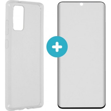 iMoshion Softcase Backcover + Premium Screenprotector voor Samsung Galaxy S20 Plus