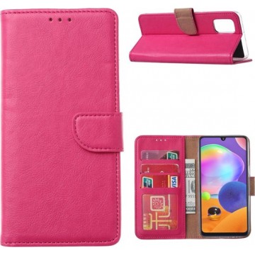 Samsung Galaxy A21S Hoesje / wallet Case – Pink