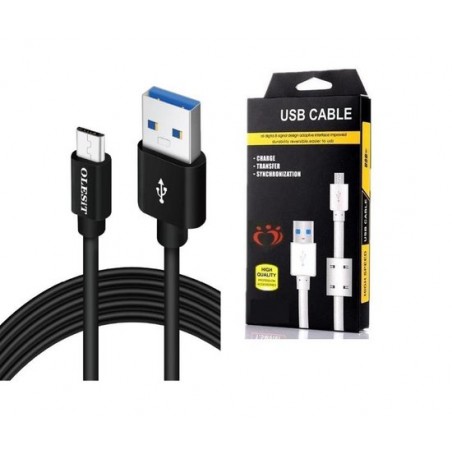 Olesit K102 TYPE-C USB-C Kabel 1.5 Meter Fast Charge 2.1A High Speed Laadsnoer Oplaadkabel - Magnetische Ring Data Sync