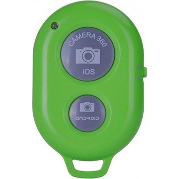 Bluetooth afstandsbediening tbv Selfiestick Smartphone Groen Green
