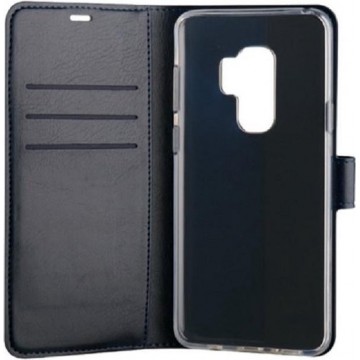 BeHello Samsung Galaxy S9+ Hoesje - Gel Wallet Case Met Ruimte Voor 3 Pasjes Blauw