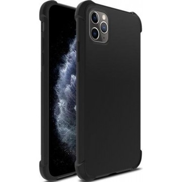 Shockproof Soft TPU hoesje zwart Silicone Case iPhone 11
