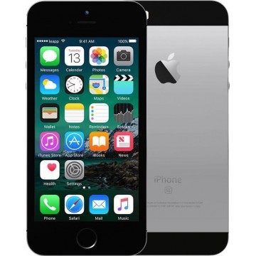 iPhone SE | 64 GB | Space Gray | Als nieuw | 2 jaar garantie | Refurbished Certificaat | leapp