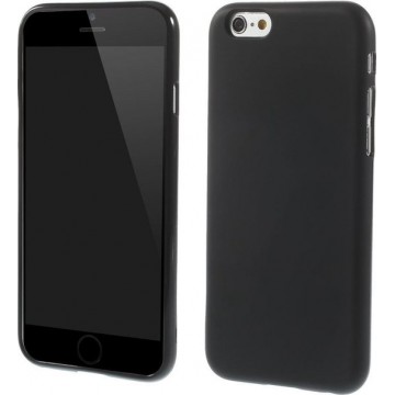 Apple iPhone 6 | 6s TPU Case Hoesje Anti-fingerprint Zwart