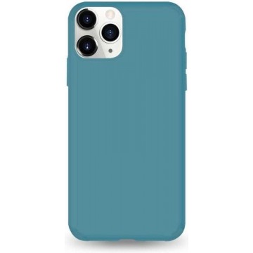 Huawei Psmart 2019 siliconen hoesje - Mint Groen - shock proof hoes case cover - Telefoonhoesje met leuke kleur - LunaLux