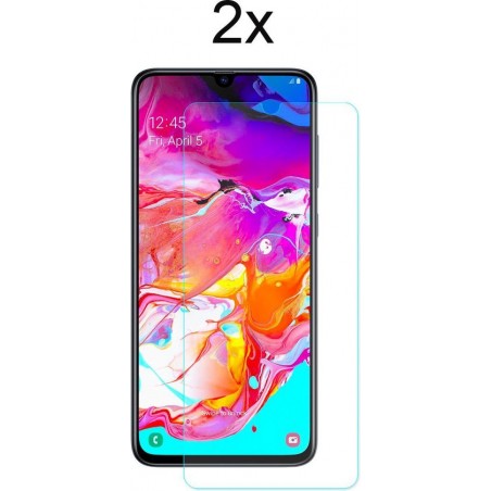 Samsung a70s screenprotector - samsung galaxy a70s screen protector glas - screenprotector samsung a70s - 2 stuks