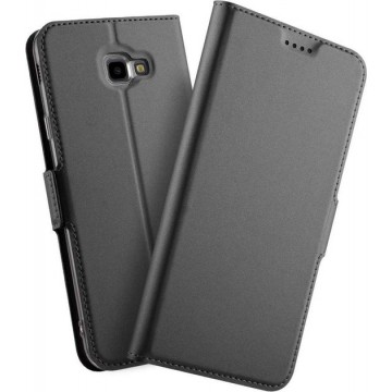 Samsung Galaxy J4 Plus hoesje - TPU Wallet Case - zwart
