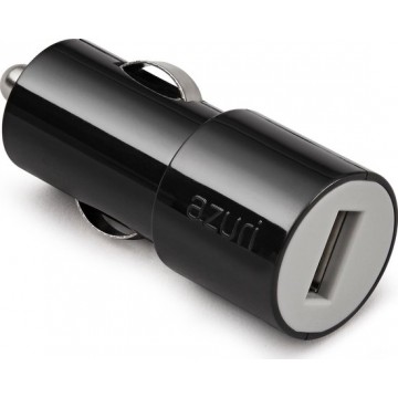 Azuri autolader met USB poort - 3Amp/12-24V - Universeel - Zwart