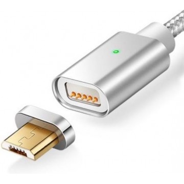 Elough ® E04 Magnetische Micro USB kabel - 2.4A Sneller Laden Reversible USB Laad en Datakabel - Samsung / Huawei / LG /