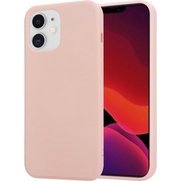 Silicone case iPhone 12 Mini - 5.4 inch - roze