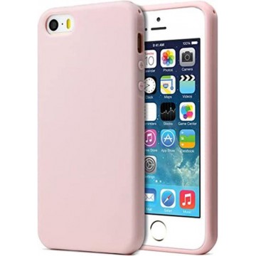 iphone 5 hoesje roze - iPhone 5 siliconen case - hoesje iPhone 5 apple - iPhone 5 hoesjes cover hoes