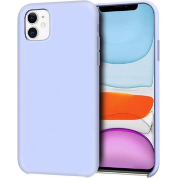 iPhone 12 Pro Max Hoesje - Siliconen Backcover - Paars
