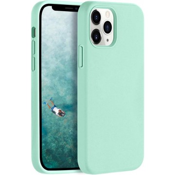 Apple iPhone 12 Pro Max Hoesje Turquoise - Siliconen Back Cover