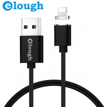 Elough ® E04 Magnetische Lightning oplaadkabel - Magnetisch oplader 2.4A Fast Charge Lightning Snellader en Datakabel -