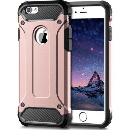 Armor Hybrid iPhone 7 Plus / 8 Plus Hoesje - Rose Goud