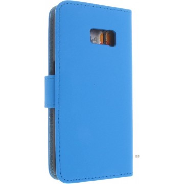 "Samsung Galaxy S7 Hoesje Blauw met Opbergvakjes, SM-G930"