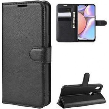 Samsung A10s Hoesje Wallet Case Zwart