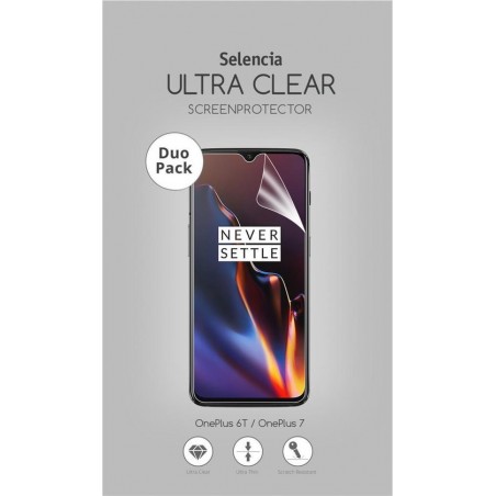 Selencia Duo Pack Ultra Clear Screenprotector voor de OnePlus 6T / OnePlus 7