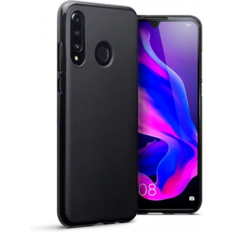 Huawei P30 Lite & P30 Lite (New Edition) Hoesje - Siliconen Back Cover - Zwart