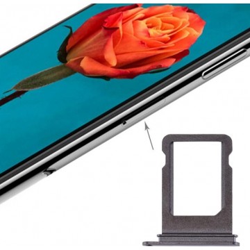iPhone X Simkaarthouder Sim tray | Grijs / Zwart| Reparatie Onderdeel