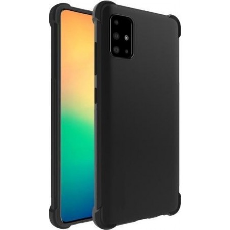 Shockproof Soft TPU hoesje zwart Silicone Case Samsung Galaxy S10 Lite 2020