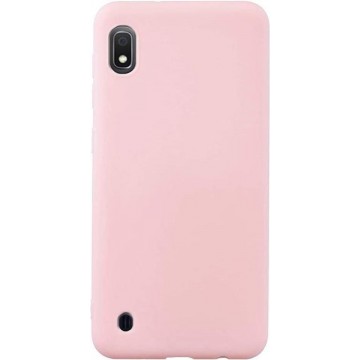 Samsung Galaxy A10 Hoesje - Siliconen Back Cover - Roze