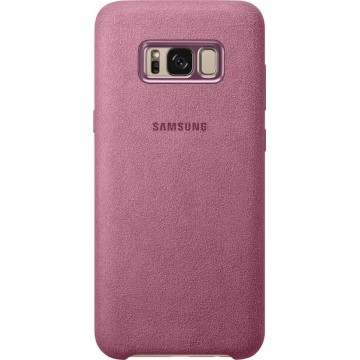 Samsung Galaxy S8+ Hoesje - Alcantara Cover - Roze