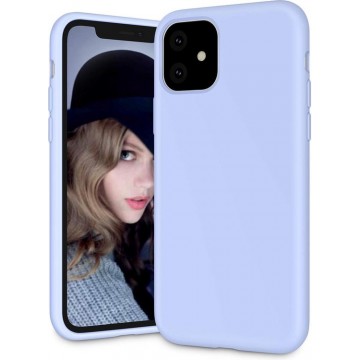 Apple iPhone 11 Hoesje - Siliconen Backcover - Paars