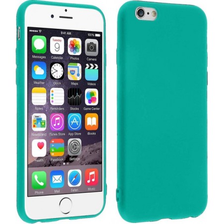Apple iPhone 6 & 6s Hoesje Turquoise - Siliconen Back Cover
