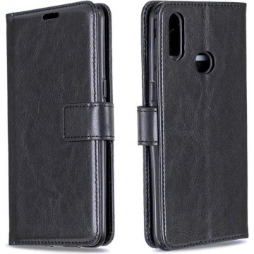 Samsung Galaxy A10s hoesje book case zwart