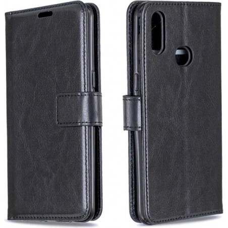 Samsung Galaxy A10s hoesje book case zwart