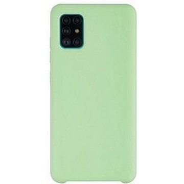 Samsung A51 Siliconen Hoesje Pastelkleur Licht Groen