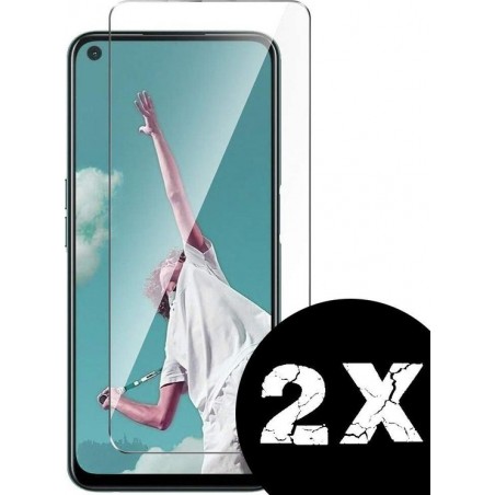 Oppo A52 Screenprotector Glas Gehard Tempered Glass - 2 Stuks