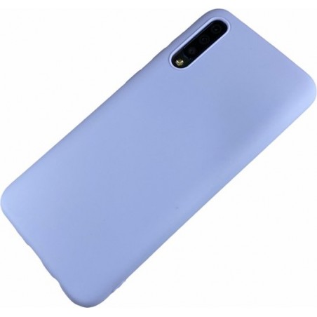 Samsung Galaxy A70 - Silicone hoesje Tim paars