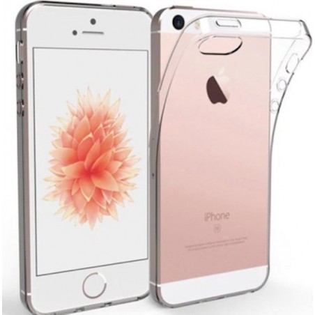 Apple iPhone 5 / 5S / 5SE - Siliconen Transparant TPU Hoesje Gel (Soft Case / Cover)