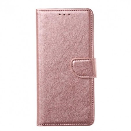 Motorola Moto E7 Plus - Bookcase Rose Goud - portemonee hoesje