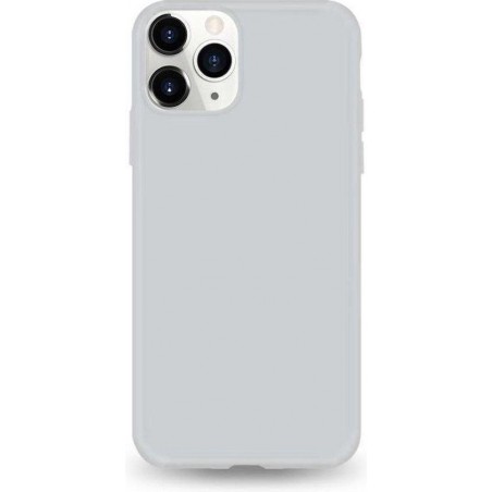 Samsung Galaxy A21s siliconen hoesje - Grijs - shock proof hoes case cover - Telefoonhoesje met leuke kleur - LunaLux