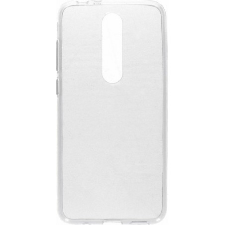 Softcase Backcover Nokia 5.1 Plus hoesje - Transparant