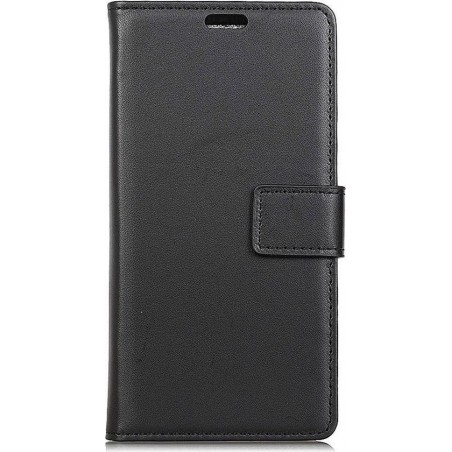 Shop4 - Nokia 3.1 Plus Hoesje - Wallet Case Business Zwart