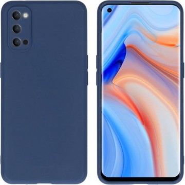 iMoshion Color Backcover Oppo Reno4 Pro 5G hoesje - Donkerblauw