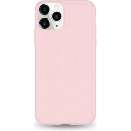 Huawei P30 Lite siliconen hoesje - Licht Roze - shock proof hoes case cover - Telefoonhoesje met leuke kleur - LunaLux